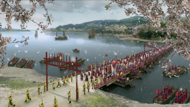 A scene from “Uigwe, the 8-Day Festival.”   KBS Media