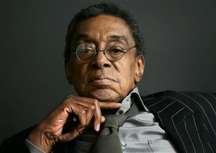 Don Cornelius, the founder of “Soul Train,” poses at his office in Los Angeles on March 6, 2006.   AP