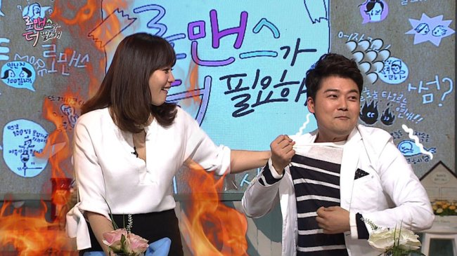 박지윤(좌부터/MC/전아나운서),전현무(MC/전아나운서)
세대공감 연애토크쇼 tvN ‘로맨스가 더 필요해’에서 박지윤과 전현무의 한판 대결(?)이 펼쳐졌다.