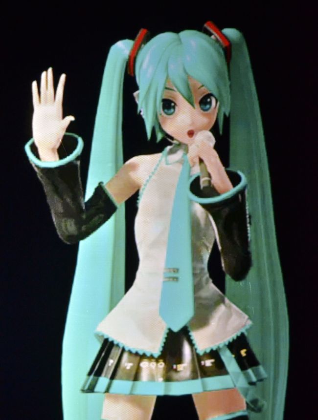 A digital animation of singer Miku Hatsune   AFP-Yonhap