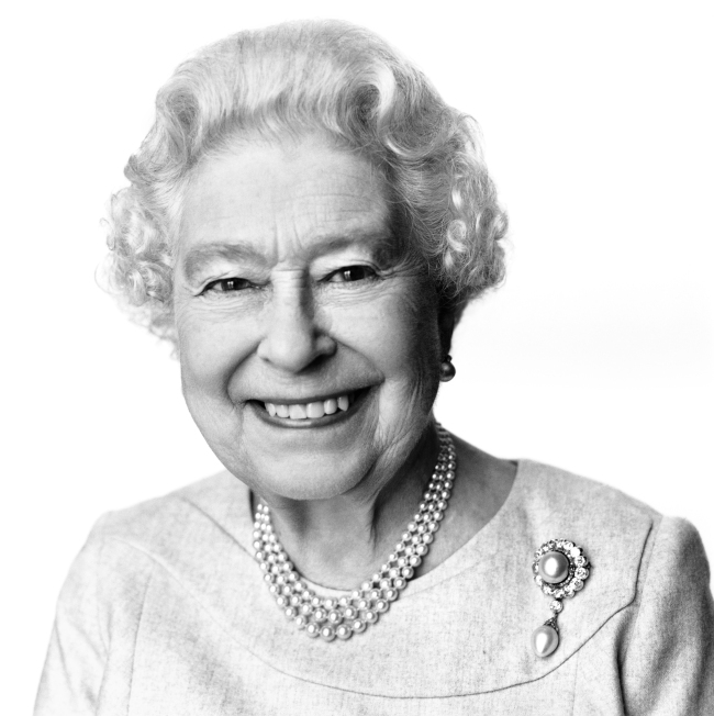 A new portrait of Queen Elizabeth II.   AP-Yonhap