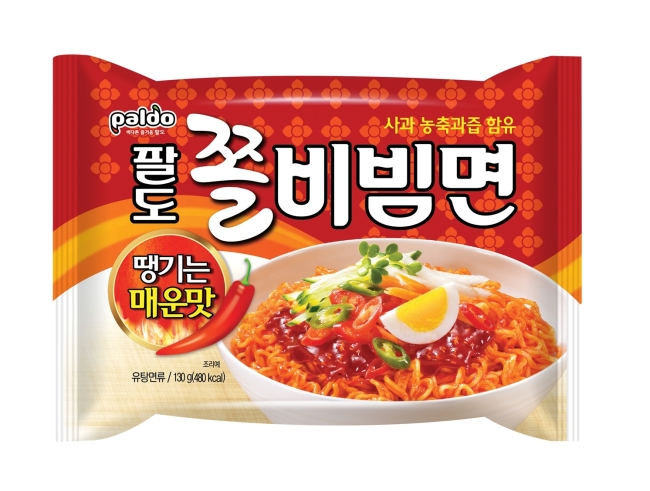 이달 출시한 ‘팔도쫄비빔면’은 스코빌지수가 2768 SHU로 비빔면류 중에서는 가장 맵다. 기존 비빔면에서 쫄면 같은 식감의 면발도 큰 변화지만, 홍고추페이스트 함유량을 높여 매운맛을 살렸다. 온라인상에서는 이미 ‘불닭볶음면‘의 대항마로 통한다.