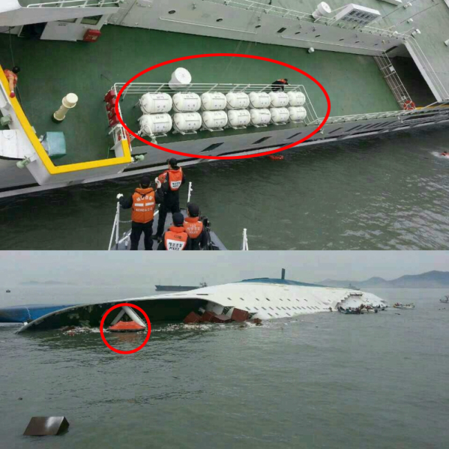 세월호 선장 및 선원을 대상으로 수사를 진행 중인 당국이 선내 안전장비 정비업체에 대해서도 수사를 확대하고 있는 것으로 확인됐다. 사고 당시 해경이 던진 구명벌(천막처럼 펼쳐지는 둥글게 생긴 구명뗏목)이 제대로 작동하지 않았던만큼 해당 업체의 안전장비 정비가 적절했는 여부와 허위보고가 없었는지 등에 대해 조사할 것으로 보인다.