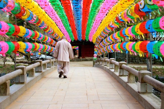 Magoksa Temple grounds in Gongju, South Chungcheong Province (Julie Jackson/The Korea Herald)