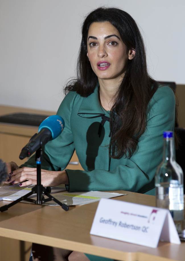 Amal Alamuddin.   AFP-Yonhap