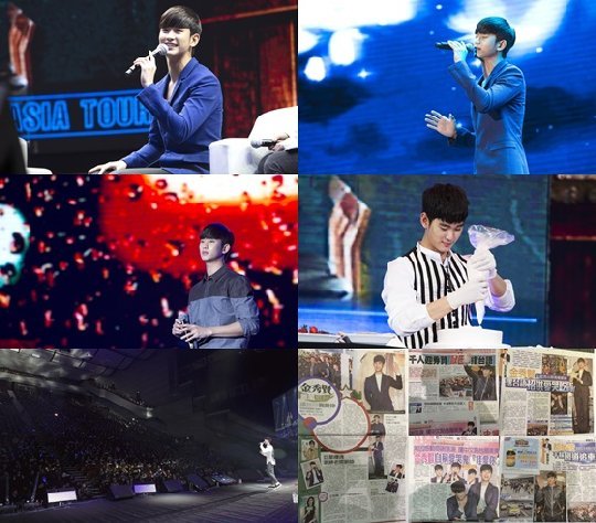 김수현(탤런트/영화배우)
Korean actor Ji Chang-wook is laying the groundwork for widening his presence in Asia, benchmarking the hallyu-star formula already demonstrated by Kim Soo-hyun and Lee Min-ho.
Actor Kim Soo-hyun appears on fan meeting events in Shanghai and Taiwan in March. [Keyeast]