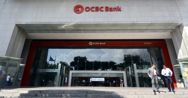 Signage for Oversea-Chinese Banking Corp.   Bloomberg