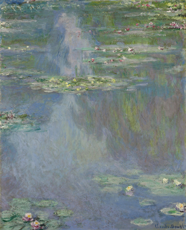 French impressionist painter Claude Monet’s “Water Lilies” from the Huguette Clark collection.   AP-Yonhap