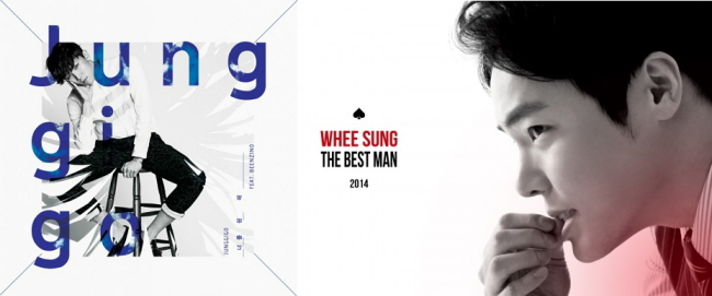 정기고(좌부터/고정기/가수),휘성(최휘성/가수)
Singers are resuming releases stalled after the Sewol ferry disaster in April.