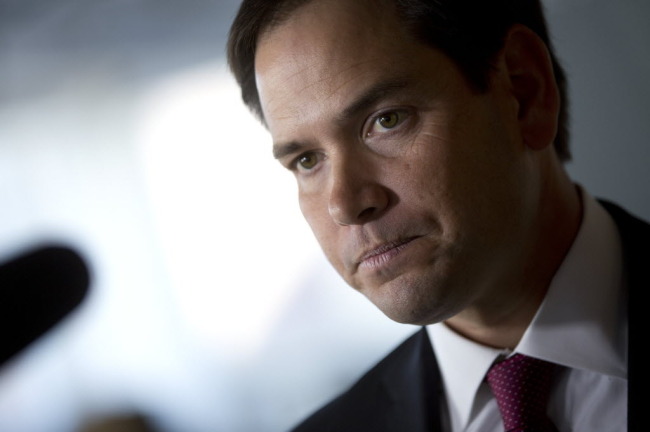 Republican Sen. Marco Rubio.    Bloomberg