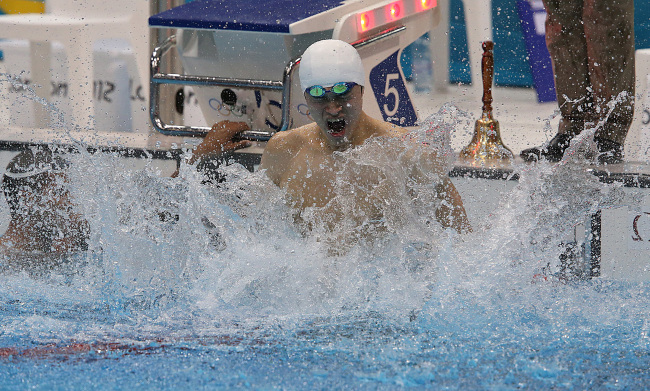 Chinese swimming star Sun Yang.    MCT