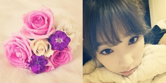 태연(김태연/가수/뮤지컬배우/소녀시대/소녀시대-태티서)
그룹 소녀시대의 태연이 ‘로즈데이’를 맞아 장미꽃 사진을 공개해 화제다.