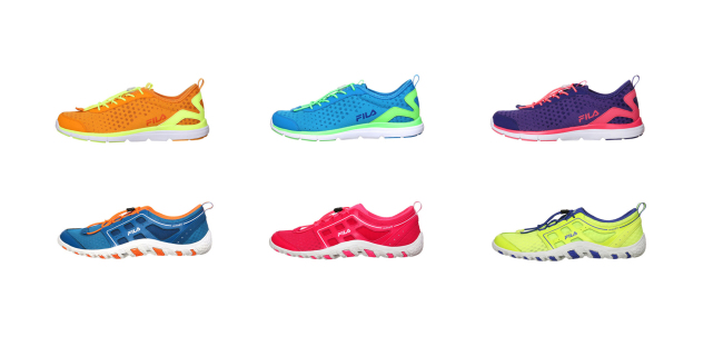 이탈리안 스포츠 브랜드 휠라(FILA)는 다양한 기능이 접목된 하이브리드 아쿠아슈즈 ‘아쿠아 런(AQUA-RUN)’과 ‘아쿠아 스피드(AQUA SPEED)’ 2종을 출시했다.