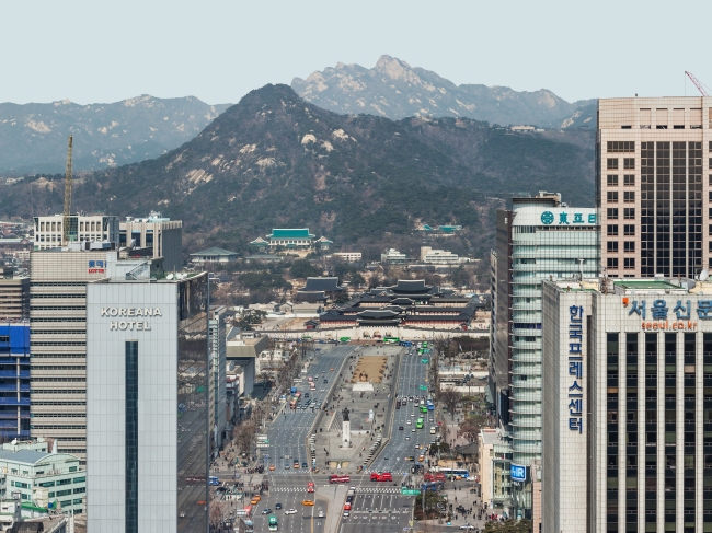 “Sejong-ro, Seoul” by Shin Kyung-sub.   Shin Kyung-sub