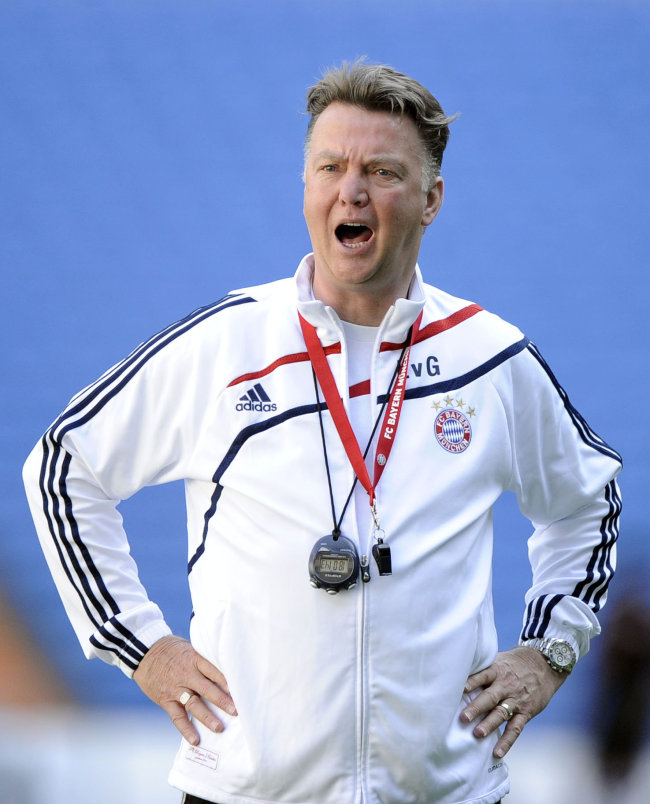 Louis van Gaal   AP-Yonhap