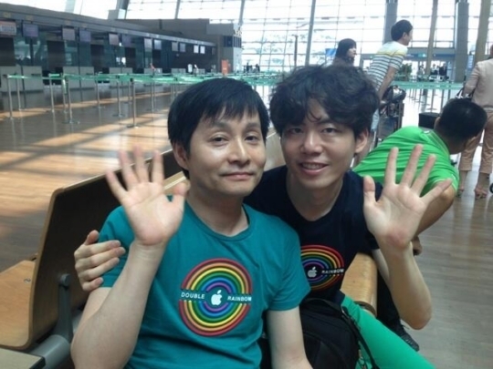 ▲김조광수 김승환 동성혼인(사진=김조광수 트위터)