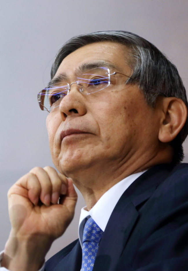 Bank of Japan Gov. Haruhiko Kuroda.   Bloomberg