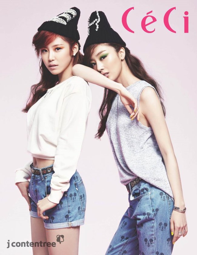 전효성(좌부터/가수/시크릿),한선화(가수/시크릿)
국민 걸그룹 시크릿의 리더 전효성과 멤버 한선화가 평소와는 다른 섹시하고 보이시한 매력의 화보를 촬영해 화제다.
