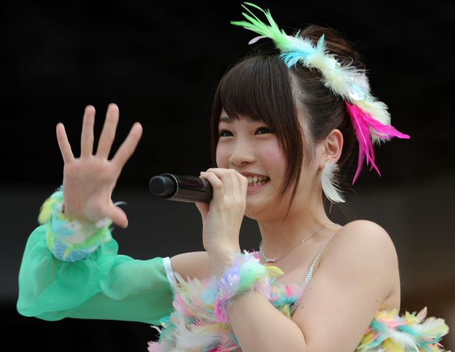 Japanese pop group AKB48 member Rina Kawaei.   AFP-Yonhap