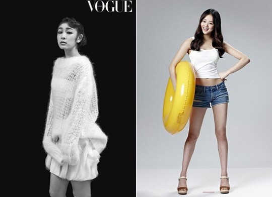 ▲손연재 김연아 화보(사진=보그 코리아 / 오션월드 제공)
