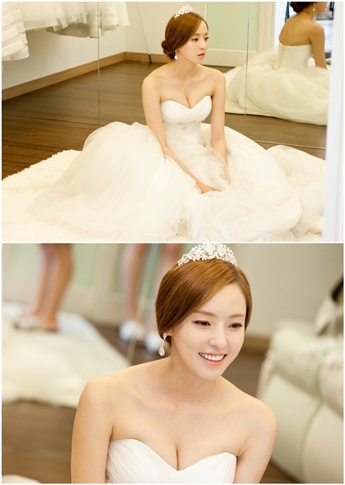 ▲빅맨 이다희 웨딩드레스