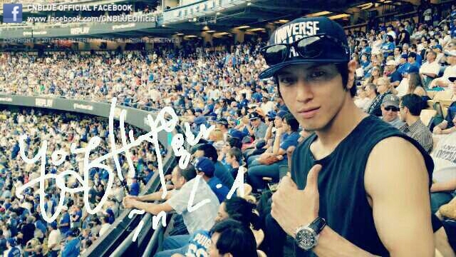 정용화(가수/탤런트/CNBLUE)
정용화는 한국 시간 28일 오전 10시 30분, LA 다저스 야구장에서 LA다저스와 신시내티 레즈 경기 전에서 애국가를 제창한다.