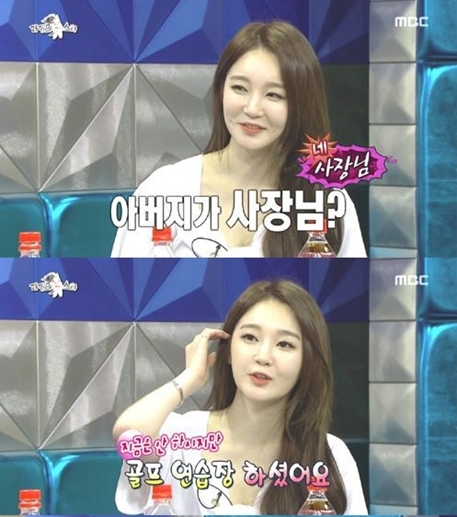 강민경(가수/탤런트/다비치)
여성듀오 다비치의 강민경이 ‘부유하다’는 집안 소문에 대해 “아버지가 사장님”이라 말해 화제다.