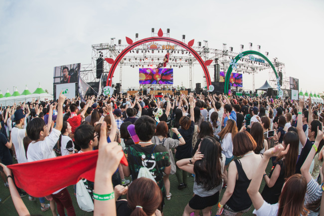 Greenplugged Seoul 2014 was held at Seoul Nanji Hangang Park on Saturday and Sunday.   Greenplugged Inc.