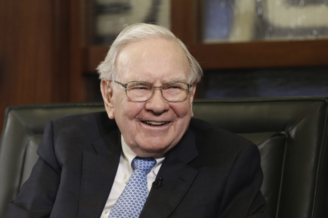 Berkshire Hathaway Chairman and CEO Warren Buffett.   AP-Yonhap