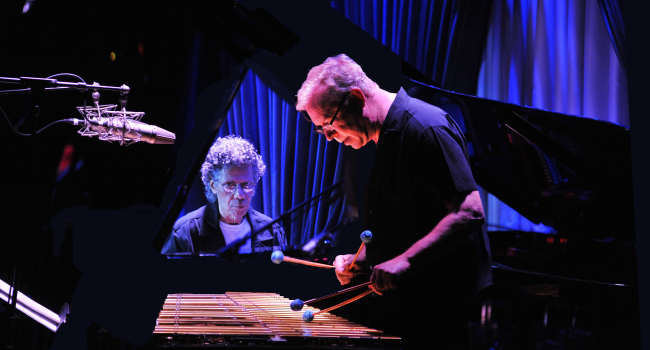 Chick Corea (left) and Gary Burton will perform at Suseong Artpia Yongji Hall in Daegu on June 13 and at Blue Square Samsung Card Hall in Seoul on June 14.   PMG Global