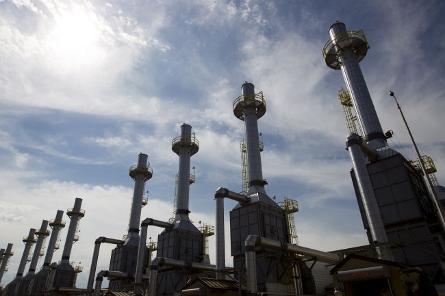 Steam generators at the Cenovus Energy Christina Lake steam-assisted gravity drainage project in Alberta, Canada   Bloomberg