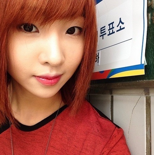 ▲ 공민지 생애 첫 투표