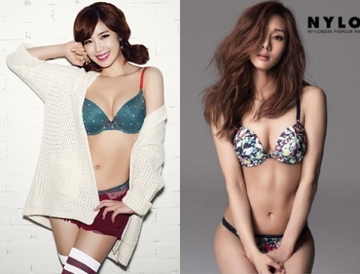 ▲오소녀 출신 전효성 지나(사진=YES, 잡지 NYLON 제공)