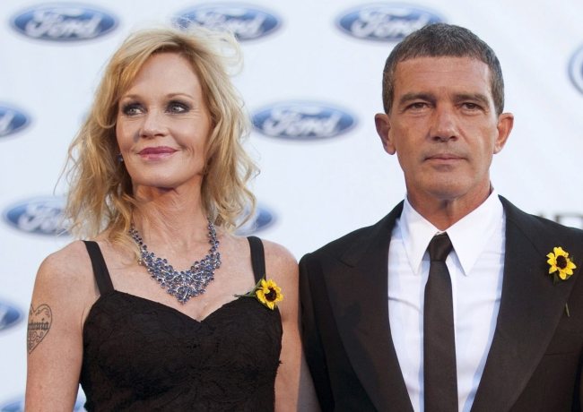 Melanie Griffith and Antonio Banderas.   EPA-Yonhap