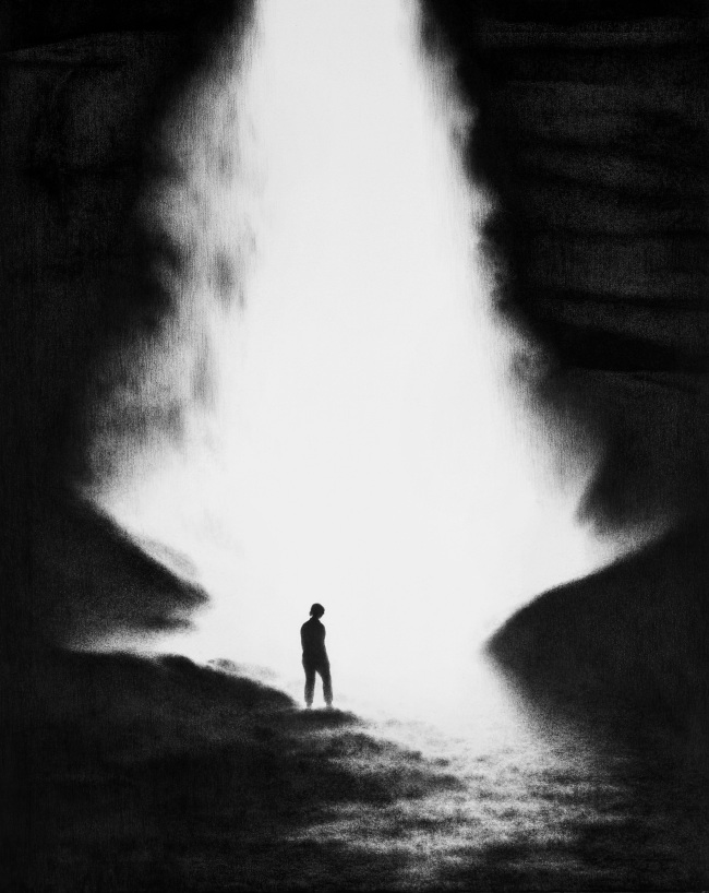 달빛(Dalbit-Moonscape), 455x181㎝, Charcoal on Canvas, 2013.
[사진제공=아트사이드 갤러리]
달빛(Dalbit-Moonscape), 455x181㎝, Charcoal on Canvas, 2013.
[사진제공=아트사이드 갤러리]