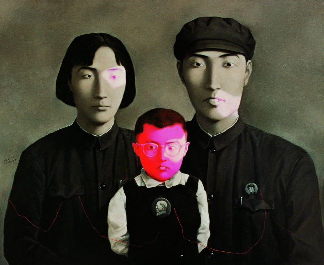 “Bloodline: Big Family No.1,” 1994 by Zhang Xiaogang. Zhang Xiaogang Studio/Daegu Art Museum