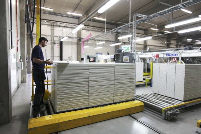 Bed components are tested against shock at the Ikea Test Lab in Almhult, Sweden.   Ikea Korea