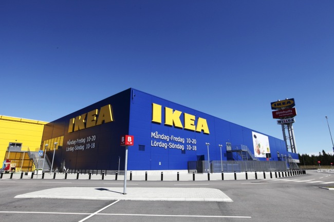 An Ikea outlet in Almhult, Sweden.   Ikea Korea