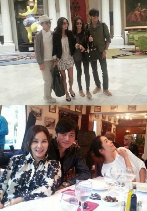 ▲이혜영 사진, 장동건 고소영 부부(사진=이혜영 인스타그램)