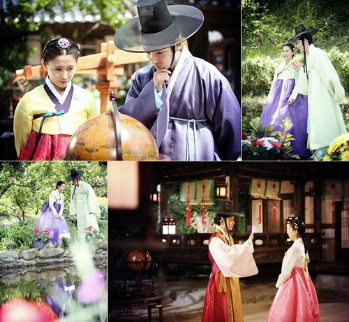 KBS TV released couple photos of the two main characters of “Joseon’s Gunman,” Lee Jun-ki and Nam Sang-mi.
The first episode of KBS 2TV’s “Joseon’s Gunman” will be broadcast on June 25. Just by looking at the photos, viewers can predict not only the story line, but also the strong chemistry between Lee and Nam.