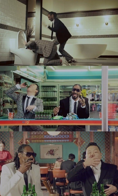 ▲ 싸이 행오버 뮤직비디오 캡쳐