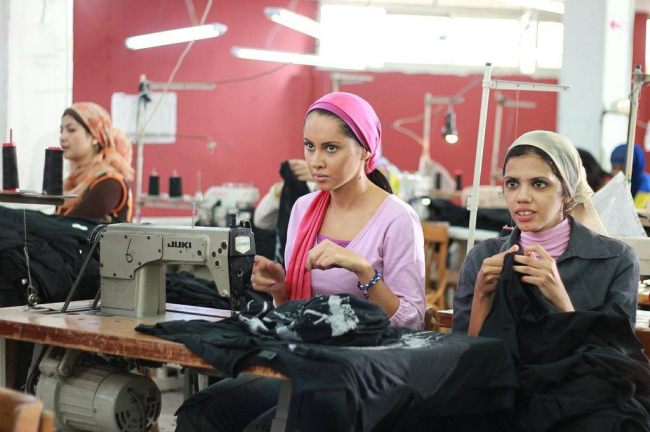 A scene from “Factory Girl,” the opening film of the 2014 Arab Film Festival. Factory Girl Official Website