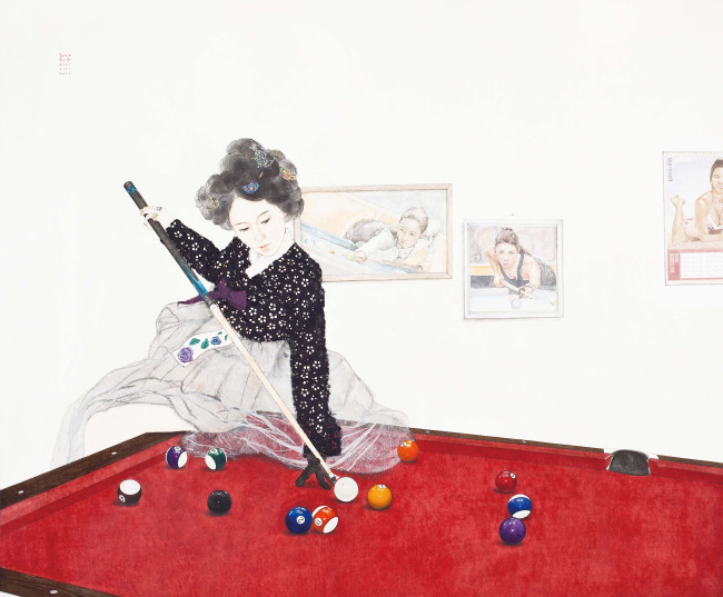 “Swag or Die: Naive Lady” by Kim Hyun-jung.   Courtesy of the artist