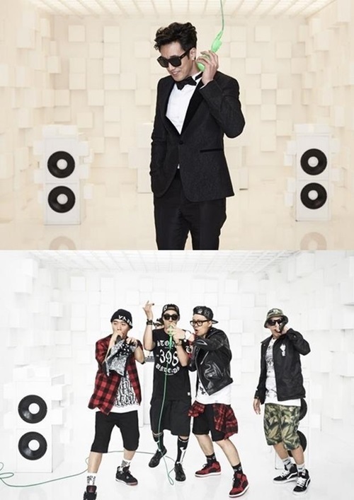 소지섭(탤런트/영화배우/피프티원케이)
Model and actor So Ji-sub is returning to the spotlight -- only this time it’s through his rhymes with the release of his new hip-hop album.
So Ji-sub and the collaborating artists in hip-hop EP "18 years." (15K)
