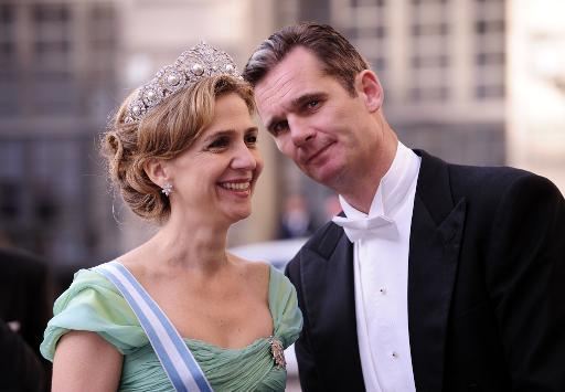 Princess Cristina of Spain and her husband Inaki Urdangarin   AFP