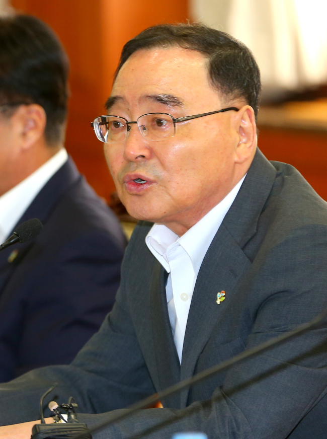 Prime Minister Chung Hong-won.   Yonhap