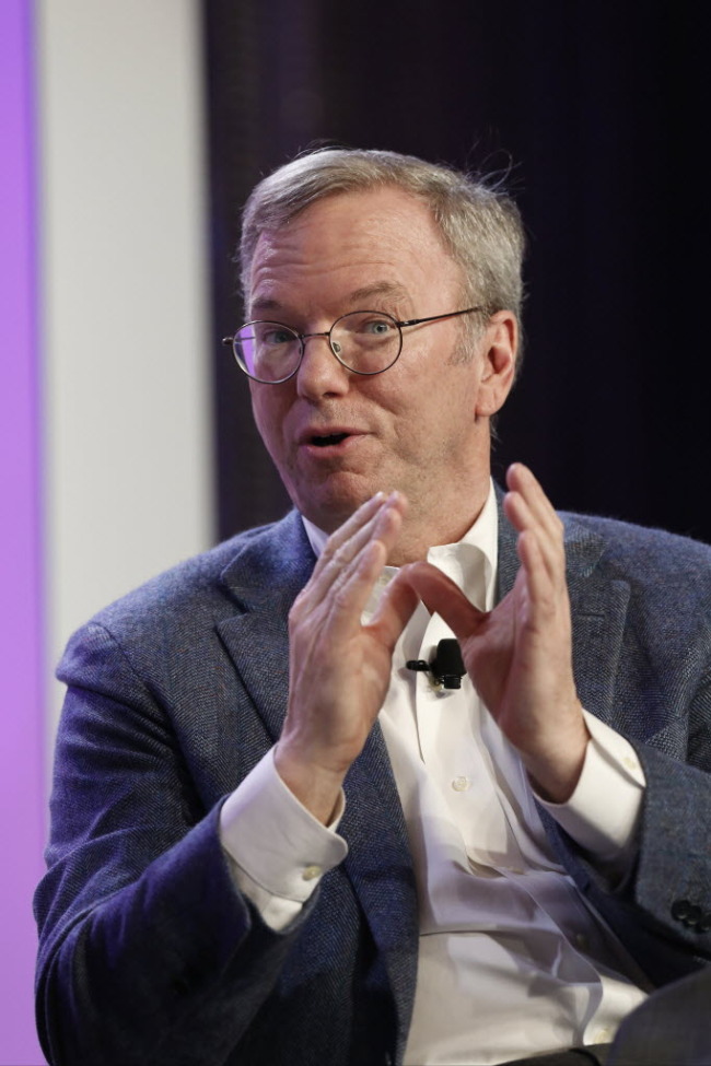Google executive chairman Eric Schmidt.  Bloomberg