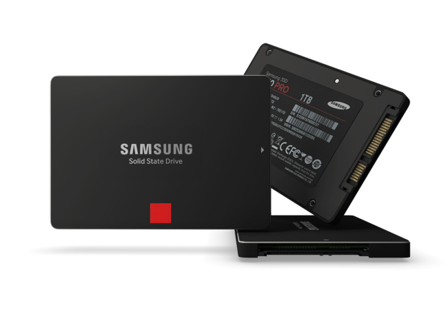 Samsung Electronics’ 850 PRO solid state drive for personal computers.   Samsung Electronics