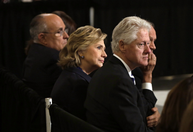 Hillary Rodham Clinton and Bill Clinton.   AP-Yonhap