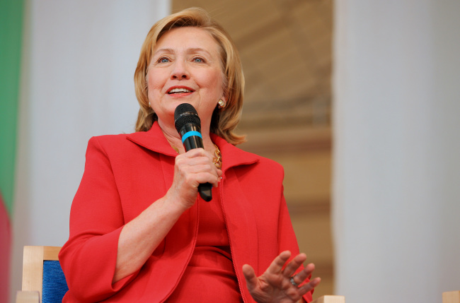 Hillary Clinton, former U.S. secretary of state, speaks during at the Aspen Ideas Festival in Aspen, Colorado, on June 30.   Bloomberg